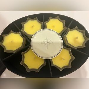 DL & Co Candle - ANGELS TRUMPET / YELLOW (6 PIECE VOTIVE SET)